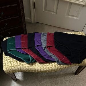 Pokarla Dark Colored Full Coverage Underwear Size XL (set of 9)